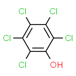 ChemSpider 2D Image | 1,2,3,4,5-pentachloro-6-$l^{1}-oxidanyl-benzene | C6Cl5O