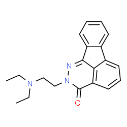 ChemSpider 2D Image | 2-[2-(Diethylamino)ethyl]indeno[1,2,3-de]phthalazin-3(2H)-one | C20H21N3O