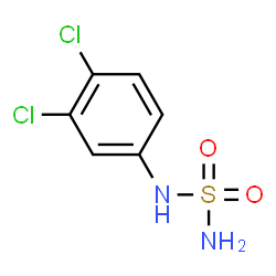 ChemSpider 2D Image | N-(3,4-Dichlorophenyl)sulfuric diamide | C6H6Cl2N2O2S