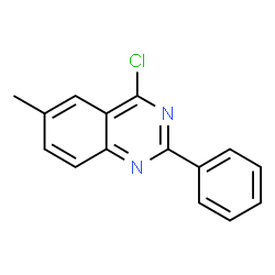 ChemSpider 2D Image | 4-Chloro-6-methyl-2-phenylquinazoline | C15H11ClN2