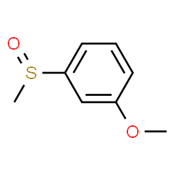 ChemSpider 2D Image | 1-Methoxy-3-(methylsulfinyl)benzene | C8H10O2S