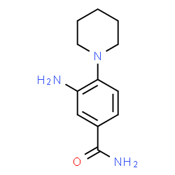 ChemSpider 2D Image | 3-Amino-4-(1-piperidinyl)benzamide | C12H17N3O