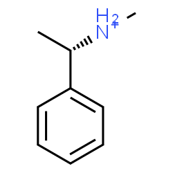 ChemSpider 2D Image | (1S)-N-Methyl-1-phenylethanaminium | C9H14N