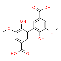ChemSpider 2D Image | 5,5'-Dehydrodivanillate | C16H14O8