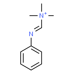 ChemSpider 2D Image | (E)-N,N,N-Trimethyl(phenylimino)methanaminium | C10H15N2