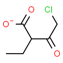 ChemSpider 2D Image | Ethyl-2-chloracetoacetate | C6H8ClO3