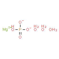 ChemSpider 2D Image | Magnesium hydrogen phosphate hydrate (1:1:3) | H7MgO7P