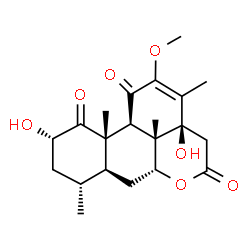 ChemSpider 2D Image | Picrasin G | C21H28O7