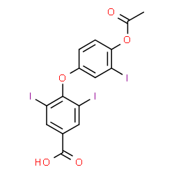 ChemSpider 2D Image | acetiromate | C15H9I3O5