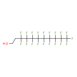 ChemSpider 2D Image | 3,3,4,4,5,5,6,6,7,7,8,8,9,9,10,10,11,11,11-Nonadecafluoro-1-undecanol | C11H5F19O