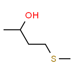 ChemSpider 2D Image | 4-(Methylthio)-2-butanol | C5H12OS
