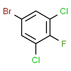 ChemSpider 2D Image | 5-Bromo-1,3-dichloro-2-fluorobenzene | C6H2BrCl2F