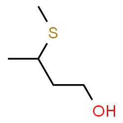 ChemSpider 2D Image | 3-(Methylthio)-1-butanol | C5H12OS