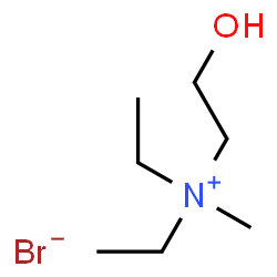 ChemSpider 2D Image | N,N-Diethyl-2-hydroxy-N-methylethanaminium bromide | C7H18BrNO