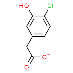 ChemSpider 2D Image | (4-Chloro-3-hydroxyphenyl)acetate | C8H6ClO3