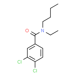 ChemSpider 2D Image | N-Butyl-3,4-dichloro-N-ethylbenzamide | C13H17Cl2NO