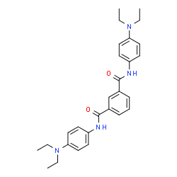 ChemSpider 2D Image | N,N'-Bis[4-(diethylamino)phenyl]isophthalamide | C28H34N4O2