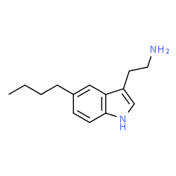 ChemSpider 2D Image | 2-(5-Butyl-1H-indol-3-yl)ethanamine | C14H20N2
