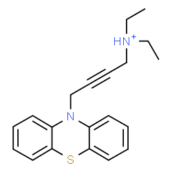 ChemSpider 2D Image | N,N-Diethyl-4-(10H-phenothiazin-10-yl)-2-butyn-1-aminium | C20H23N2S