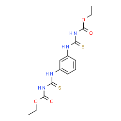 ChemSpider 2D Image | Diethyl (1,3-phenylenedicarbamothioyl)biscarbamate | C14H18N4O4S2