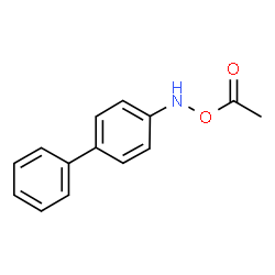 ChemSpider 2D Image | N-acetoxy-1,1'-biphenyl-4-amine | C14H13NO2
