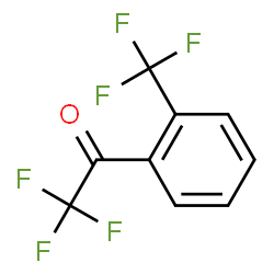 ChemSpider 2D Image | 2,2,2-Trifluoro-1-[2-(trifluoromethyl)phenyl]ethanone | C9H4F6O