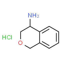 ChemSpider 2D Image | Isochroman-4-amine hydrochloride | C9H12ClNO