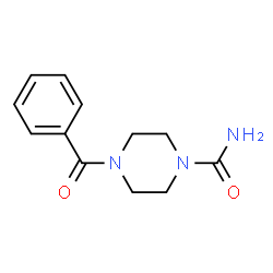 ChemSpider 2D Image | 4-Benzoyl-1-piperazinecarboxamide | C12H15N3O2