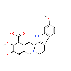 ChemSpider 2D Image | Reserpic acid hydrochloride | C22H29ClN2O5