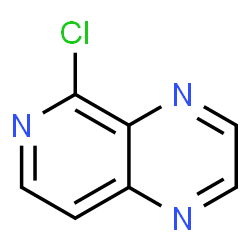 ChemSpider 2D Image | 5-chloropyrido[3,4-b]pyrazine | C7H4ClN3
