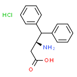 ChemSpider 2D Image | (S)-3-Amino-4,4-diphenyl-butyric acid | C16H18ClNO2