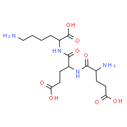 ChemSpider 2D Image | glu-glu-lys | C16H28N4O8