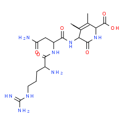 ChemSpider 2D Image | arg-asn-val-ile | C21H40N8O6