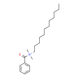 ChemSpider 2D Image | N-Benzoyl-N,N-dimethyl-1-dodecanaminium | C21H36NO