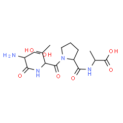 ChemSpider 2D Image | ser-thr-pro-ala | C15H26N4O7