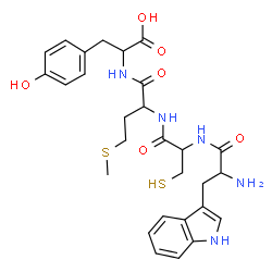 ChemSpider 2D Image | trp-cys-met-tyr | C28H35N5O6S2