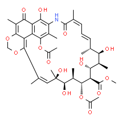 ChemSpider 2D Image | Streptovaricin B | C42H53NO15