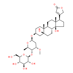 ChemSpider 2D Image | periplocin | C36H56O13