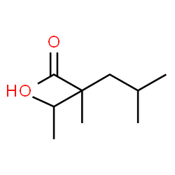 ChemSpider 2D Image | 2,4-Dimethyl-2-isopropylpentanoic acid | C10H20O2