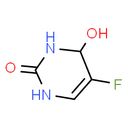 ChemSpider 2D Image | 5-FLUORO-4-(S)-HYDROXY-3,4-DIHYDROPYRIMIDINE | C4H5FN2O2