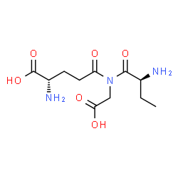 ChemSpider 2D Image | L-gamma-Glutamyl-N-[(2S)-2-aminobutanoyl]glycine | C11H19N3O6