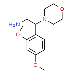 ChemSpider 2D Image | 2-(2,4-Dimethoxyphenyl)-2-(4-morpholinyl)ethanamine | C14H22N2O3