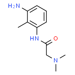 ChemSpider 2D Image | N-(3-amino-2-methylphenyl)-2-(dimethylamino)acetamide | C11H17N3O