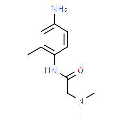 ChemSpider 2D Image | N-(4-amino-2-methylphenyl)-2-(dimethylamino)acetamide | C11H17N3O