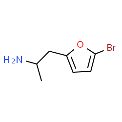 ChemSpider 2D Image | 1-(5-Bromo-2-furyl)-2-propanamine | C7H10BrNO