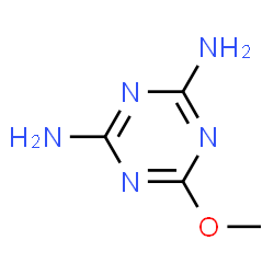 ChemSpider 2D Image | 6-Methoxyguanamine | C4H7N5O