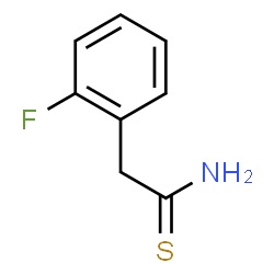 ChemSpider 2D Image | 2-(2-Fluorophenyl)ethanethioamide | C8H8FNS