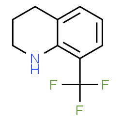 ChemSpider 2D Image | 1,2,3,4-Tetrahydro-8-(trifluoromethyl)quinoline | C10H10F3N