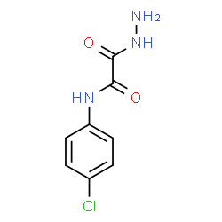 ChemSpider 2D Image | N-(4-Chlorophenyl)-2-hydrazino-2-oxoacetamide | C8H8ClN3O2
