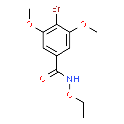ChemSpider 2D Image | 4-Bromo-N-ethoxy-3,5-dimethoxybenzamide | C11H14BrNO4